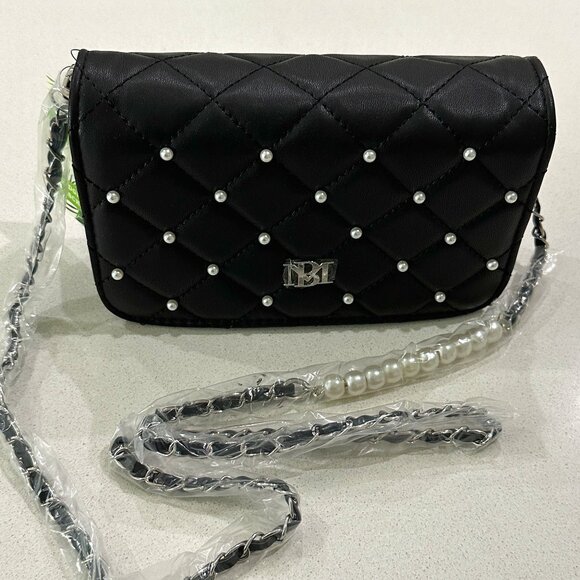 Badgley Mischka Handbags - BADGLEY MISCHKA Bag with Pearls